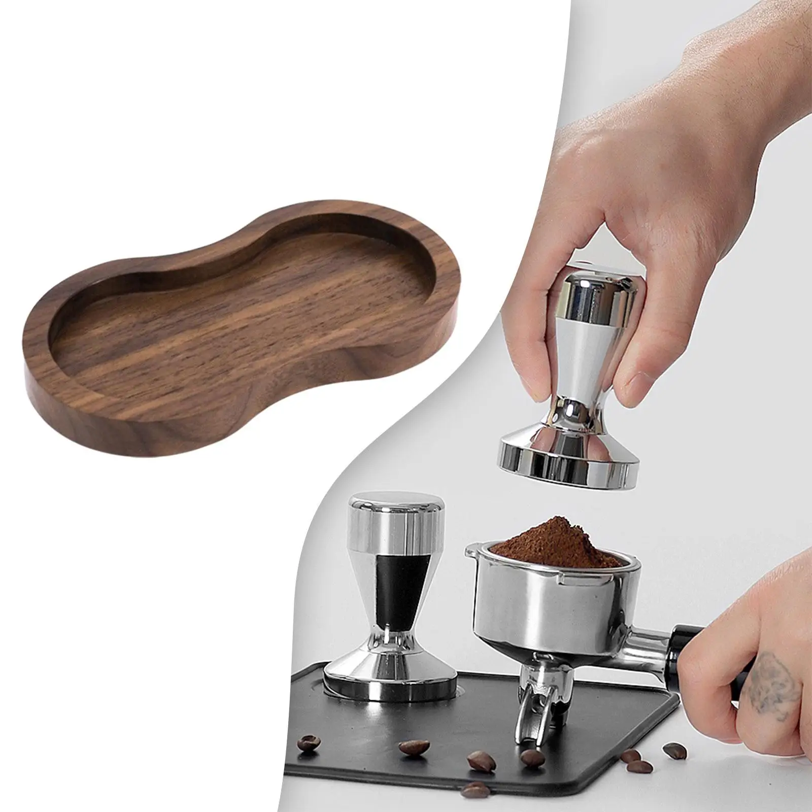 Espresso Tamper Mat Coffee Tamping Station for Worktop Kitchen 51/53/58mm Portafilters Shop Espresso Machine Accessories