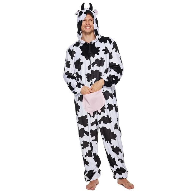 Adult Horse Onesie Pajamas Animal Cosplay Homewear Sleepwear Jumpsuit  Costume for Women Men Girls Boys Teens