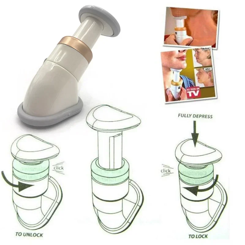 Double Chin Remover Face Massager Delicate Neckline Massage Tool Scraping Neckline Exerciser Reduce Face Lift Tools 1PC facial massager face slimming massager makeup face lift tools facial exerciser