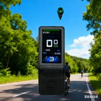 Écran d'affichage pour vélo électrique, écran couleur LCD, tableau de bord SM/connecteur étanche, pièces de cyclisme pour KT-TF04 24V-48V 2