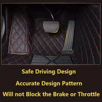 Custom Personalized Floor Mats For Renault Captur Auto Full Coverage All Weather Anti Slip Leather Mats Accessorie 5