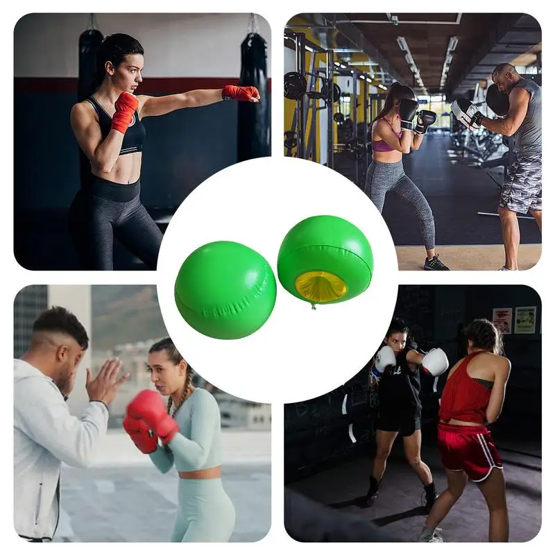 Inflatable Training Gloves PVC Workout Punching Mittens Interactive Boxing Glove Balloons 1 Pair Glove