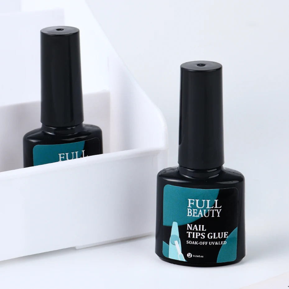 Nail Glue 7.5ml Fast Drying Strong Lasting Adhesive for Fake Tips Nails Rhinestone Decorations Manicure