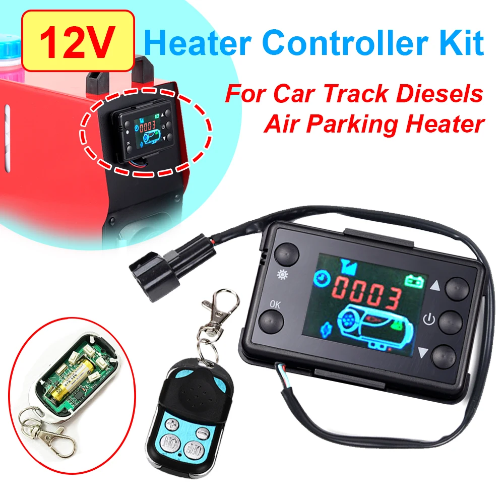 12VDieselsAirParkingHeaterMonitorSwitchButtonsRemoteController