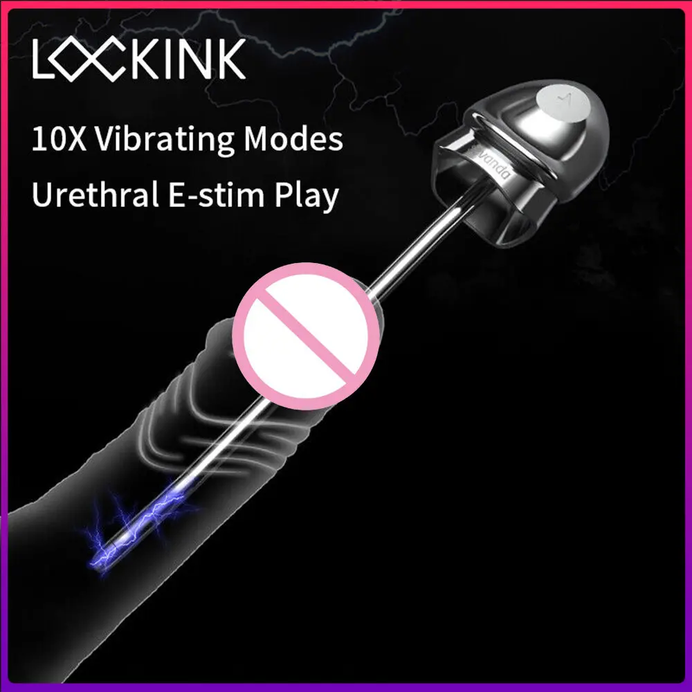 

Electric Shock Male Penis Ring Metal Urethra Plug Electric G-Spot Prostate Stimulation Medical Masturbation Sex Toys for Men