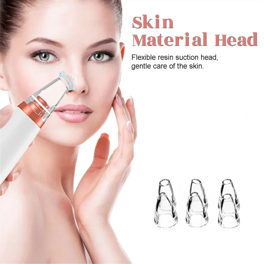 Electric Vacuum Suction Blackhead Remover Facial Pore Cleaner Comedone Spot Acne Pimple Blackhead Extractor USB Rechargeable