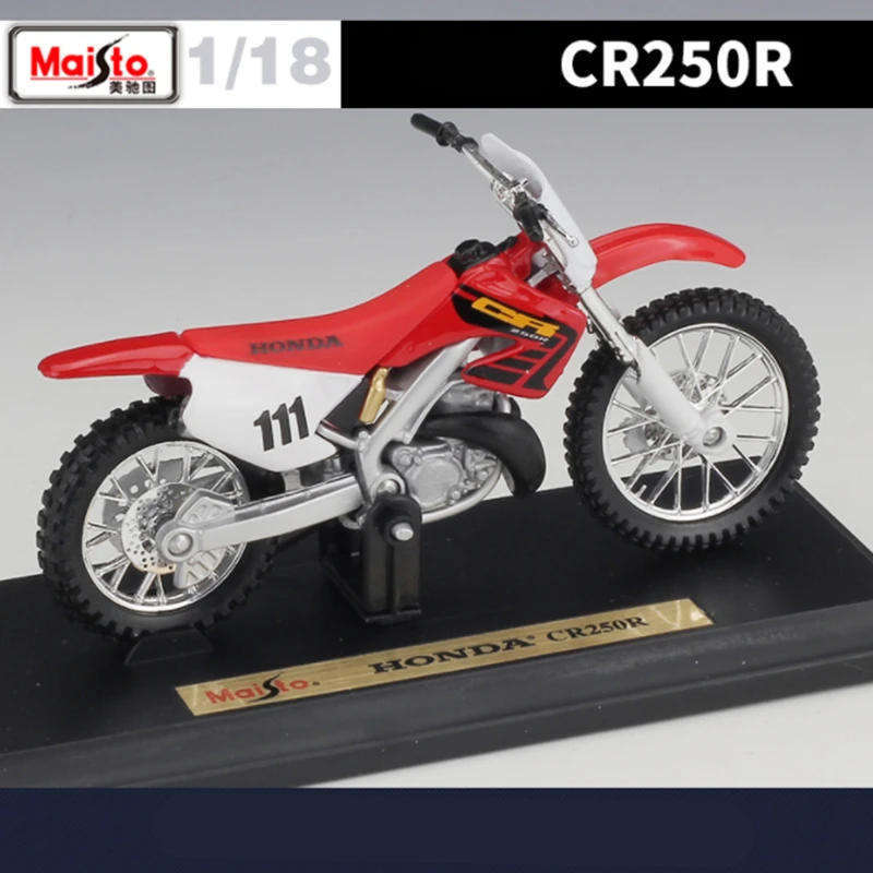 Maisto-ホンダcr250r,合金レース,高品質,シミュレーション,金属