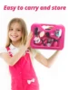 Kids Hair Dryer Playset Princess Pretend Play Makeup Set Suitable for children over 3 years old 1