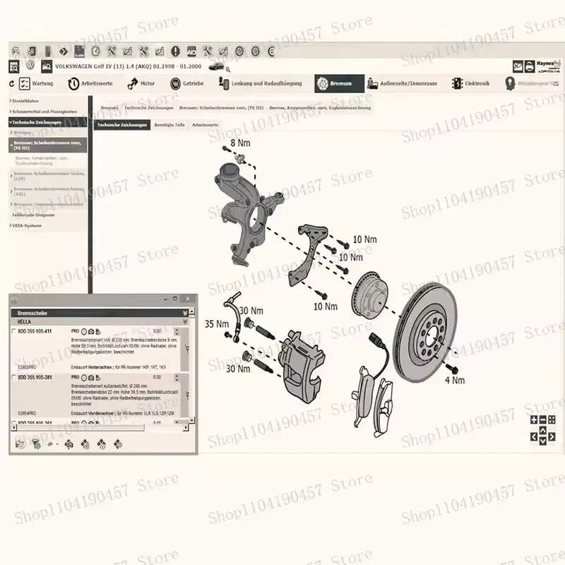 2025 Edition Car Haynes PRO 2015 Automatic Repair Software Technical Data Electrical Diagrams and Practical Description Tools 3