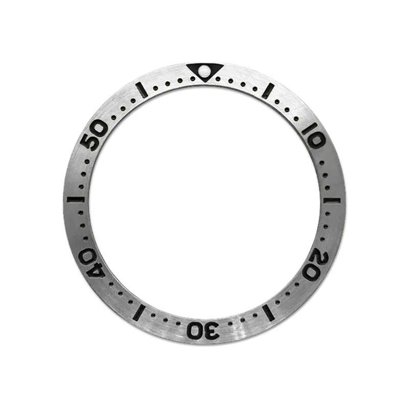 38 mm x 31,5 mm flacher Metall-SKX007-Uhrenlünetteneinsatz, passend für SKX007 SKX009 SRPD-Uhrengehäuse NH36 NH35-Uhrwerk, Herrenuhrenteile – Detail 6