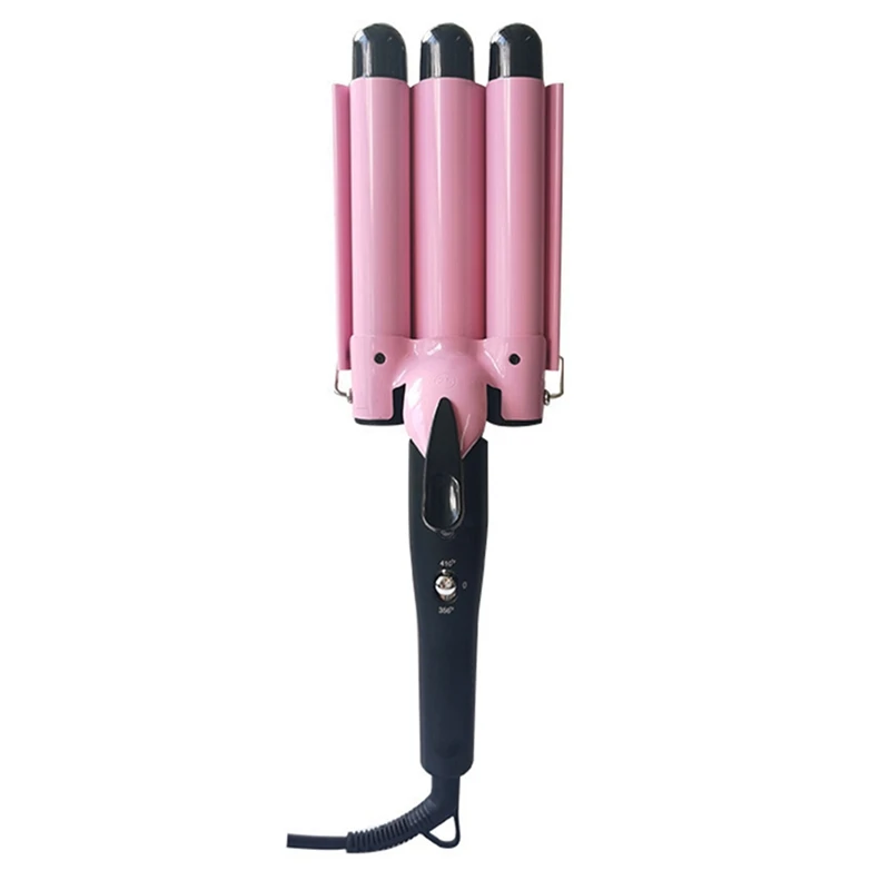 

Egg Roll Stick Three Stick Curling Iron Roll Water Ripple Three Tube Electric Cleat Electric Perm Lron Easy Install Easy To Use