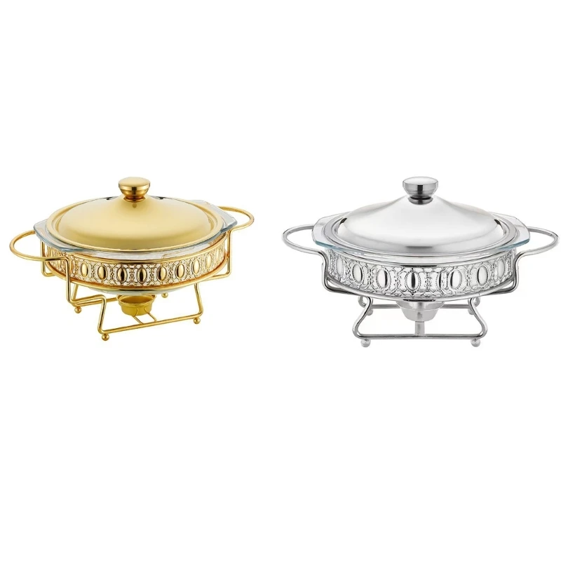 Multipurpose Glass Hot Pots Thermostatic Cooker for Heating and Serving