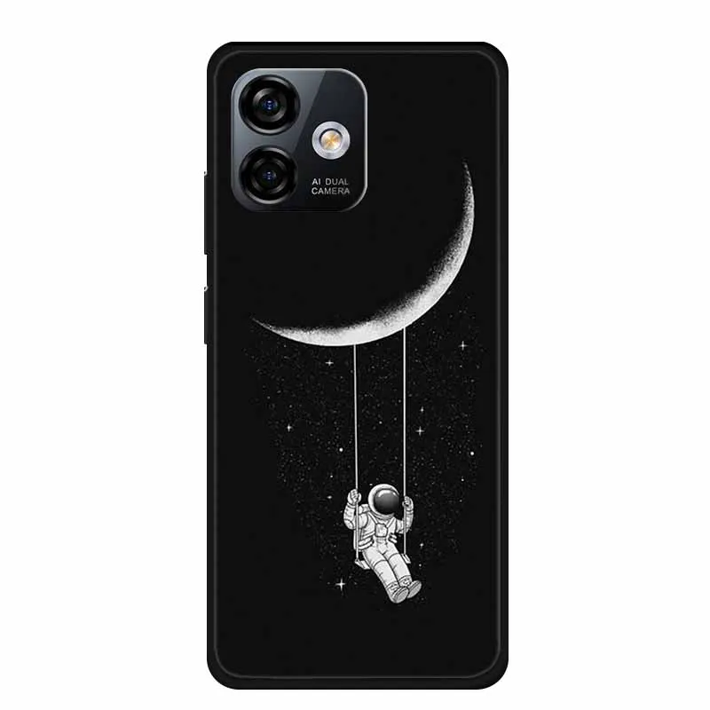Luxury Black TPU Soft Silicone Phone Case - Fashionable Protective Cover