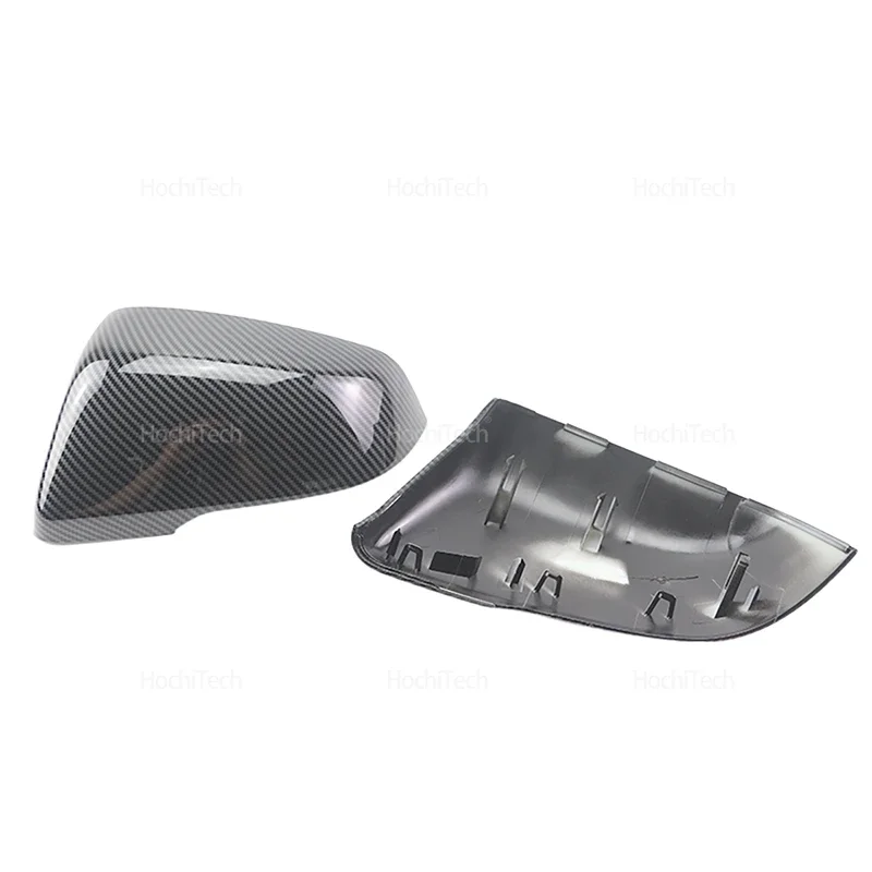 광택 블랙 카본 패턴 Rearview 외부 사이드 미러 캡 Oyota Supra for BMW F48 F49 F39 G29 F44 F45 F46 F53 F40 T