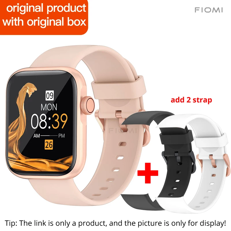 FIOMI L201 Women Smart Watch Bluetooth Call Custom Dial Touch Waterproof newMen Smartwatch For Android IOS Sports Fitness Tracke 