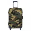 Custom Fashion Original Woodland Camo Luggage Cover Protector Washable Military Army Camouflage Travel Suitcase Covers 1
