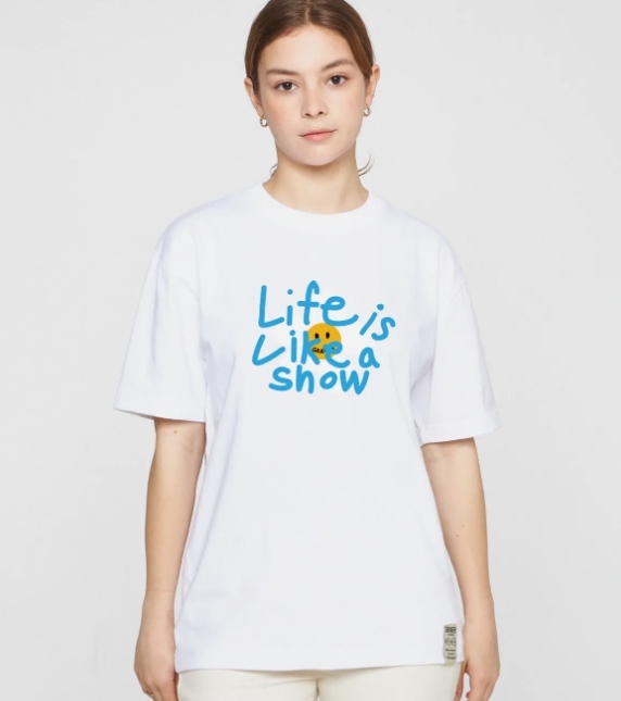 Summer's New Fashion Trend Brand Smiley Face Printed Cotton Short-sleeved T-shirts for Men and Women