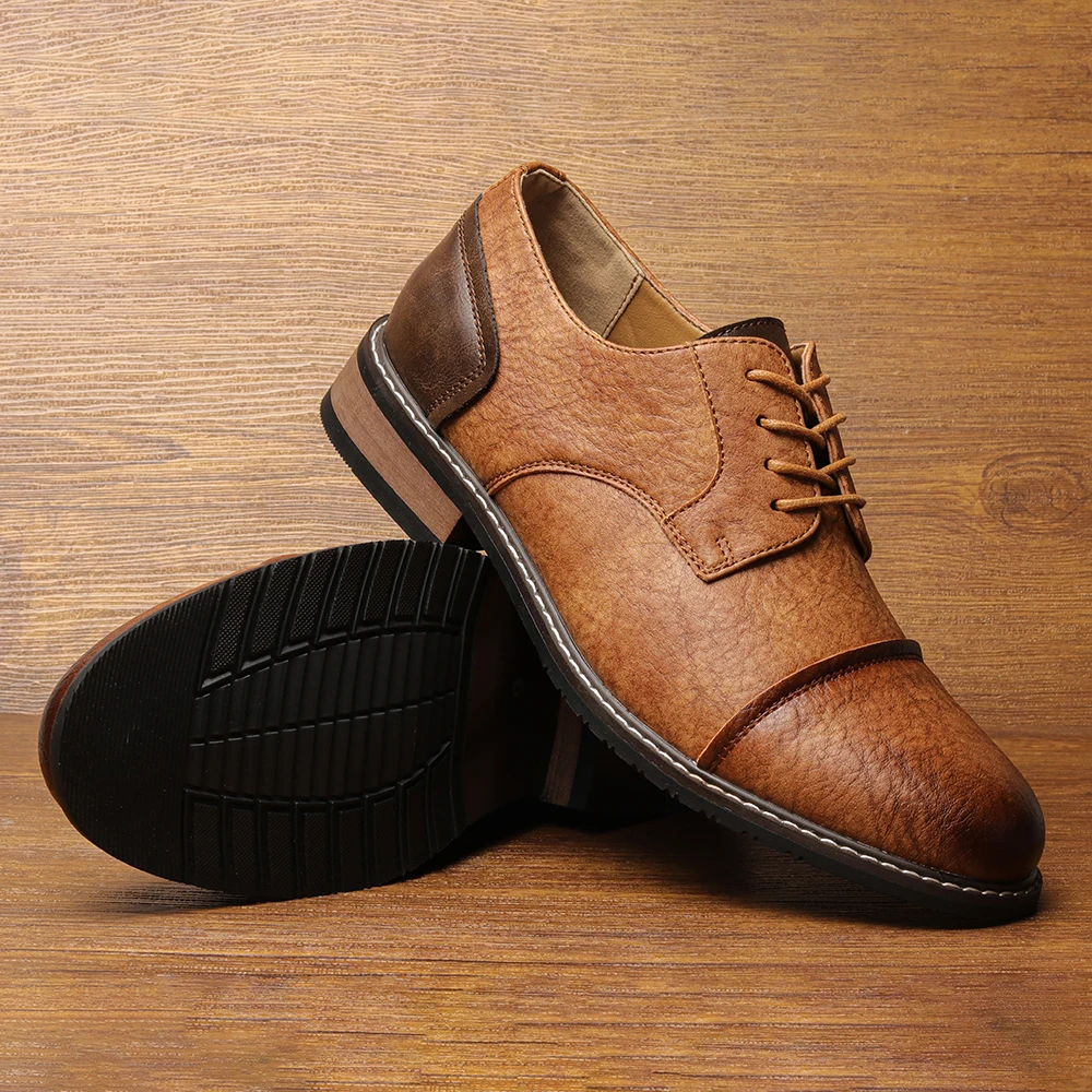 Size 7~13 Men Shoes 2024 New Men Casual Derby Shoes Fashion
