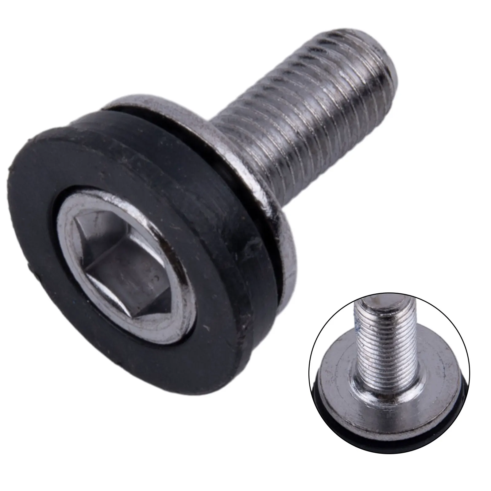 Description Picture 6 of item2 Pcs Bicycle Bottom Bracket Axle Bolts Bikes Crank Screws Mountain Road M8 Screw Rustproof Bikes Parts Accessories Black
