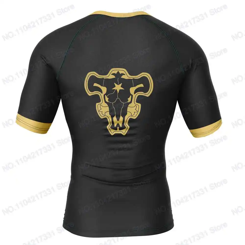 Popular Bonesaw Anime Rash Guards Surfing Jersey Beach Shirts Swimwear Diving Gym Shorts MMA BJJ Men Jiu Jitsu Fitness Sets