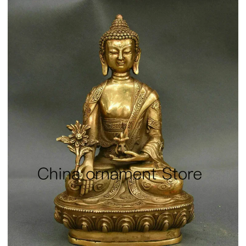

Menla Medicine Medical Buddha Medicine Buddha Statue Dragon Bhaisajya copper