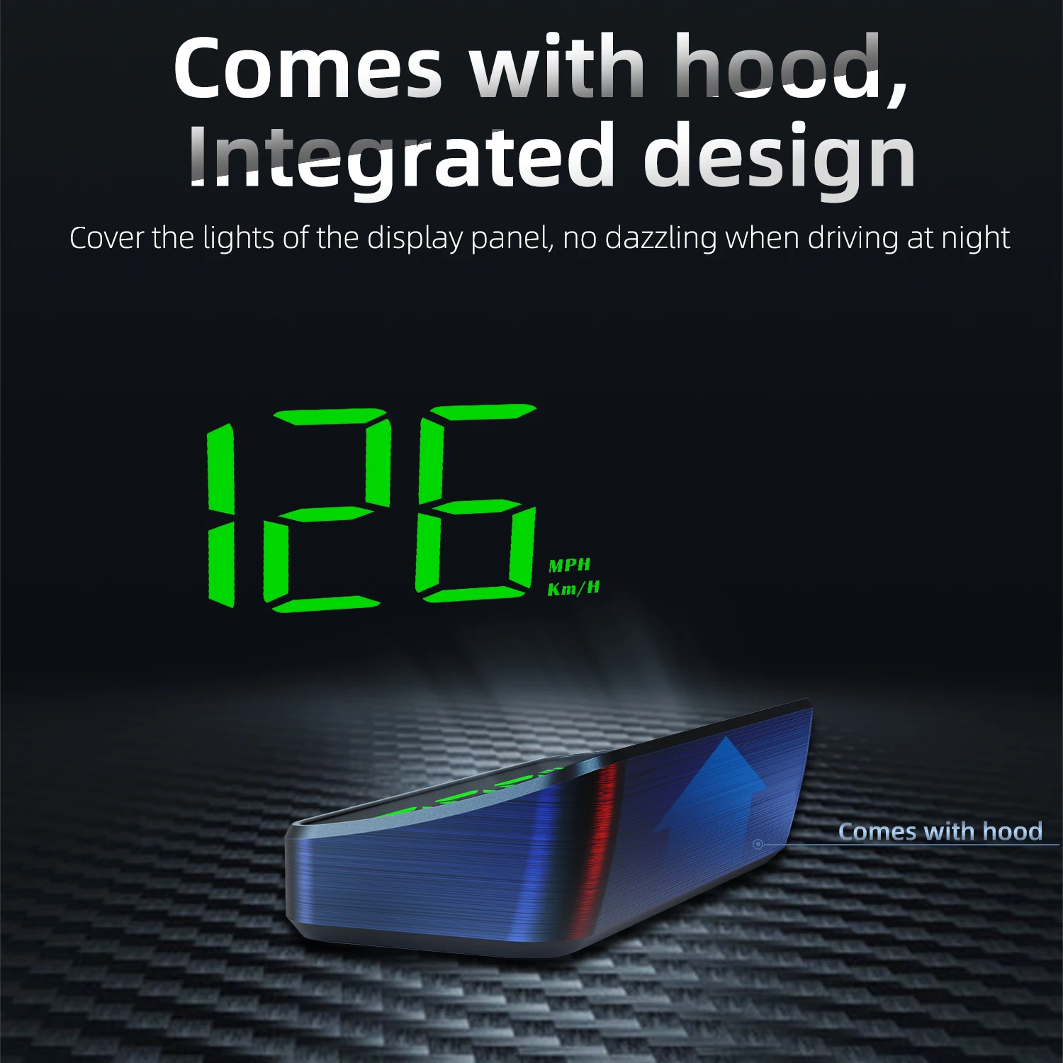 Car Head Up M2 HD Display GPS Speedometer Speed KMH HUD Projector For All Cars