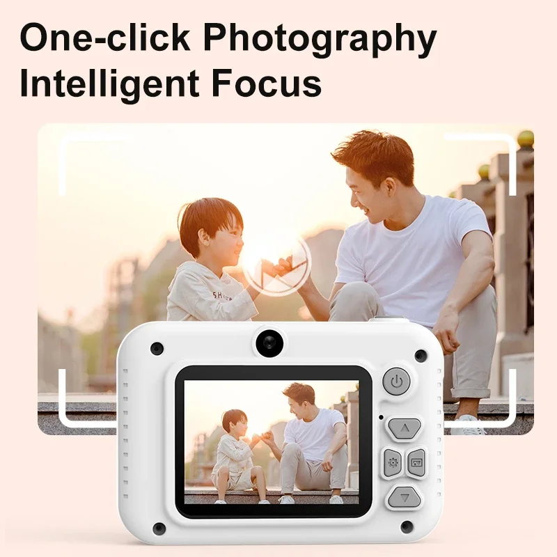 Xiaomi 4K Digital Camera 2000W Pixels Dual-camera Mini HD Eye Protection Screen1080P Built-in Game Shock Recording Kids Camera view 4