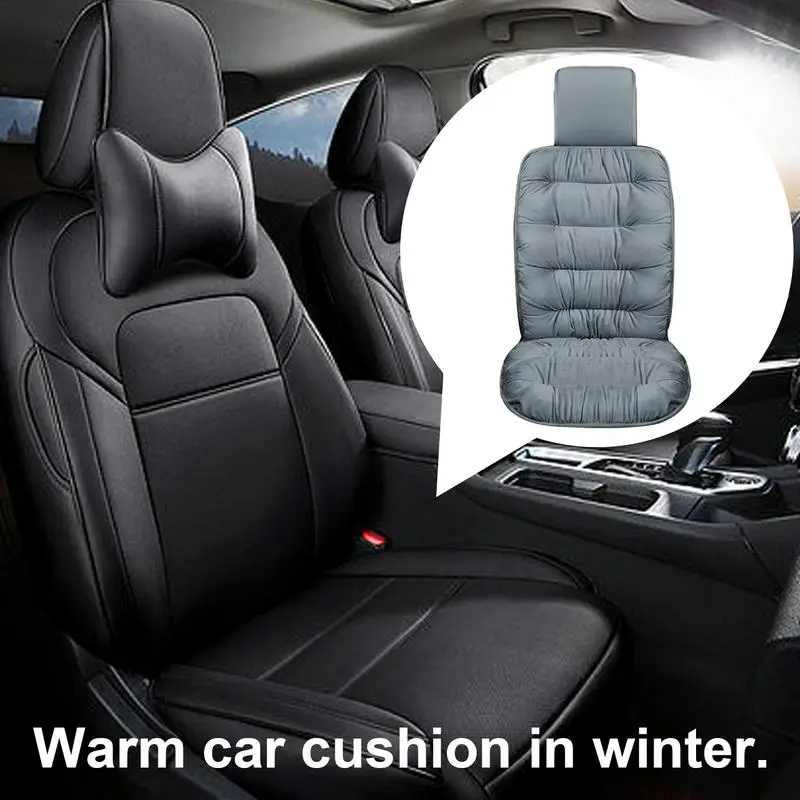 Plush Car Cushion Universal Car Seat Cushions For Car Truck Pick-Ups Soft  Driver Seat Protector Seat Covers For Men Women - AliExpress