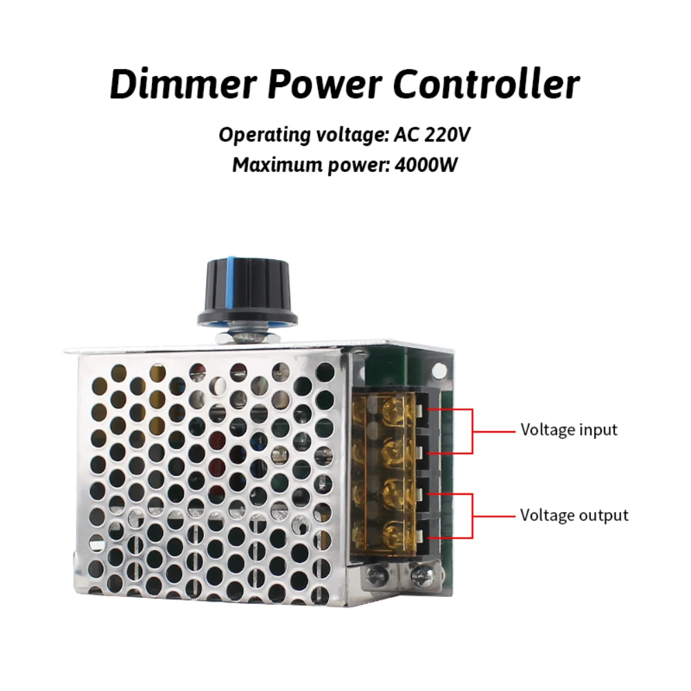 LEDDimmer220VACSCRMotorSpeedControllerModuleVoltageRegulator