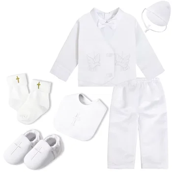 Baby Boy Dove Baptism Suit 1