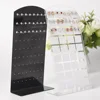 87815-000816.jpg 2 pièces mode Portable boucles d'oreilles clous d'oreille support en plastique bijoux présentoirs boucle d'oreille vitrine organisateur support de rangement