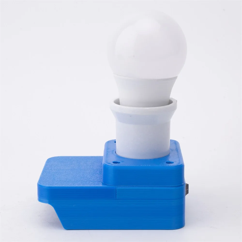 Makita/Bosch/Ozito18V Parkside X20V 리튬 배터리 휴대용 비상 조명(배터리 없음) 용 E27 전구 램프 LED 작업 조명