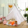 1.35M Kid Tent Indoor Play House Wigwam for Children Portable Child Tipi Tents Teepee Toddler Ball Pit Girl Castle Play Room 1