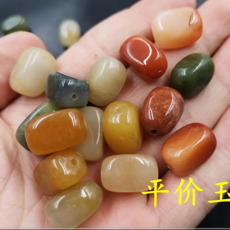 

Natural Colorful Jades Rectangle Beads For Jewelry Making Diy Necklace Earring Bracelet Golden Silk Jade Stone Bead Accessories
