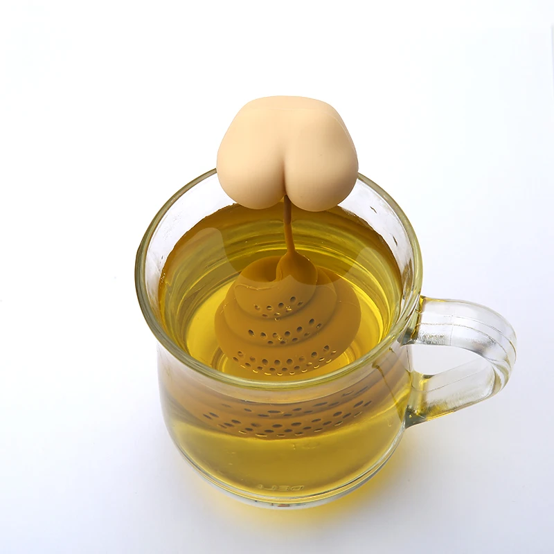 Nuovo signor Tea Man Modello Infusore per tè Infusore per tè in silicone alimentare Perda di tè Bustina di tè con filtro per tè  15