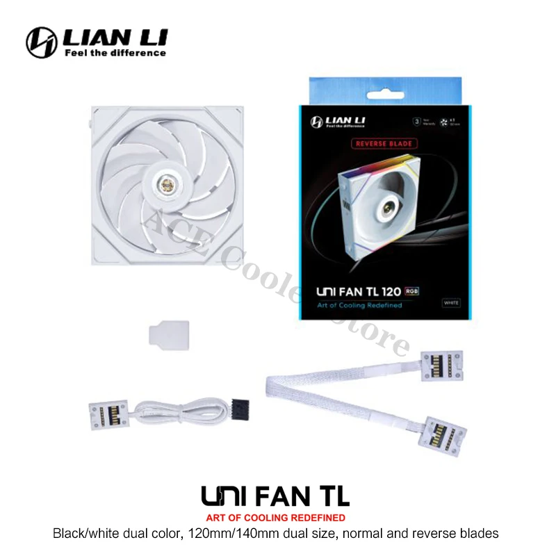 Lian li Uni-radiador Ventilador tl 120 140 Frente e Caixa Reversa do Computador Argb Suporte L-connect 90cfm 2600rpm pc Pcs Pack - Imagem 3