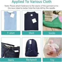 Garment Label Gun Quilt Holder Hangtag Gun Soft Silicone Pinless Snap Single Needle Sewing Gun Non-Tracking Sheet Anti-slip Tool 5