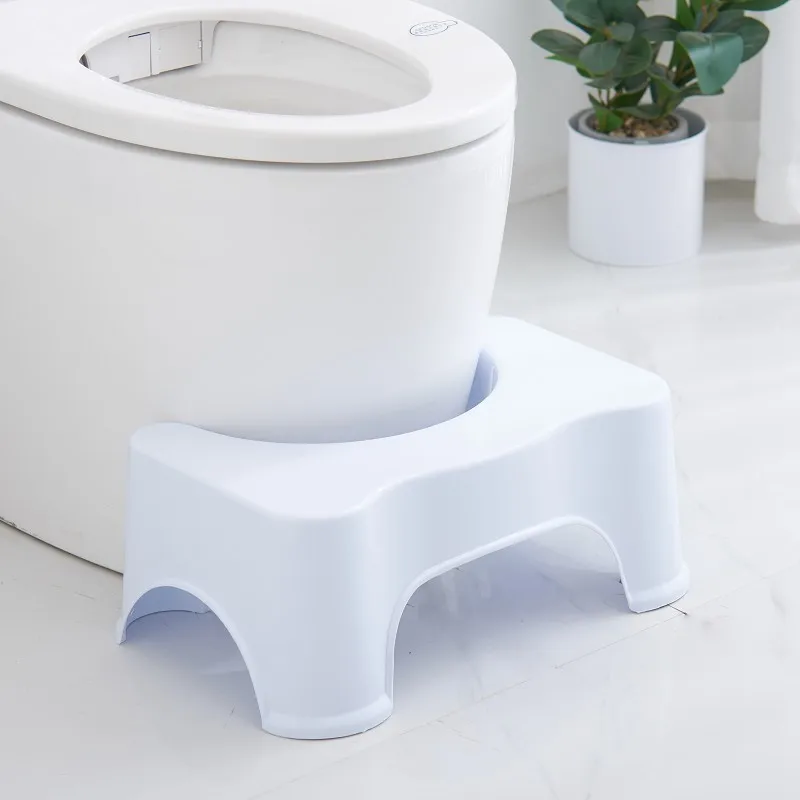 Home Poop Stool Non-slip Toilet Seat Stool Portable Squat Home Adult Constipation Bathroom Step Bathroom Accessories