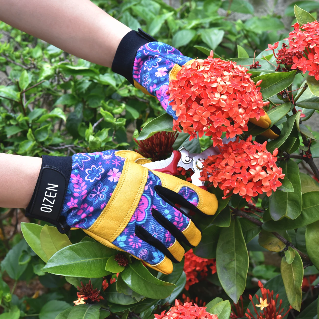 Cowhide Leather Gardening Rose Pruning Gloves Women Breathable  Wear-resistant Thorn Proof Working Gloves for Weeding Planting AliExpress