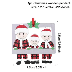 Festive Family Christmas Tree Hanging Ornament - 2023/2024 Edition (Pendant 1 - 3)