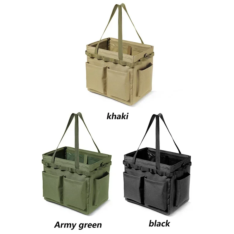 Travel Outdoor Tool Storage Box Large Capacity Camping Bag Multifunctional Handbag Storage Pack Picnic Supplies