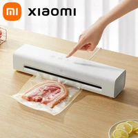 XIAOMI MIJIA Vacuum Sealers Machine 220V With Free 10pcs Vacuum Bags For Kitchen Household Food Vacuum Sealer Packaging Machine 1