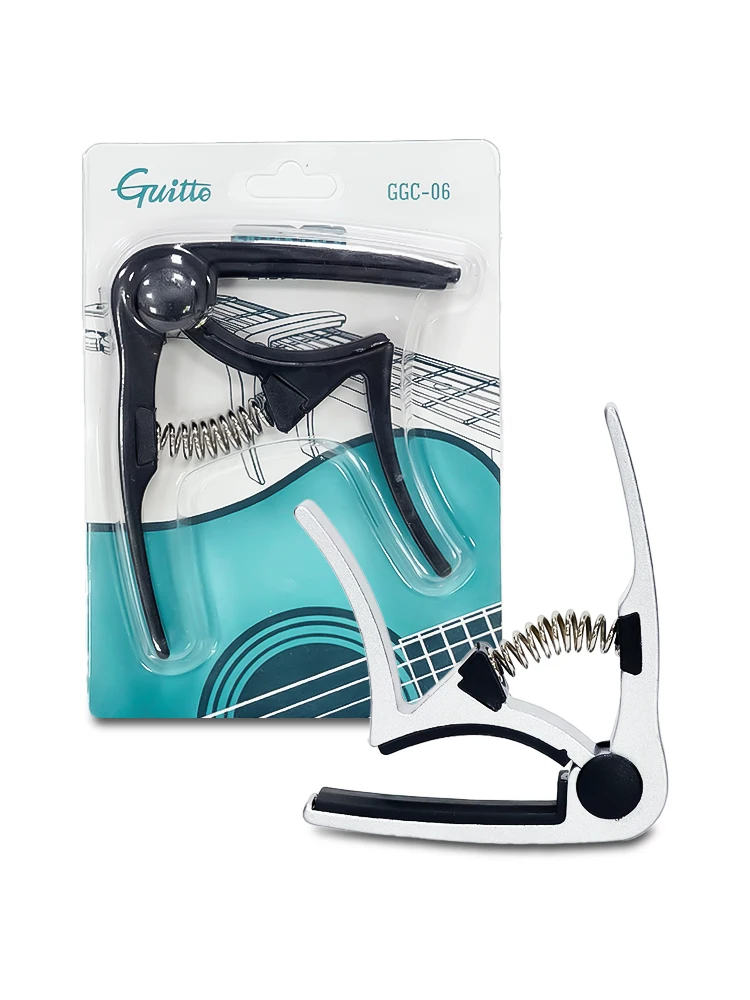 Capo Per Chitarra Realizzato In Lega Di Alluminio Solido Ad Alta Resistenza Design Ergonomico Adatto Per Chitarra Acustica, Ukulele, Accessori Per Chi