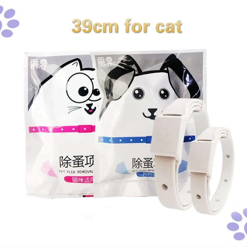 Dog Cat Collar 8 Month Flea & Tick Prevention Collar & Leads for Cats Dog Mosquitoes Repellent Collar Insect Mosquitoes Supply images - 6