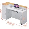 Reception Desk,L-Shap Cashier, Small Shop,Simple and Modern, Clothing Store, Convenience Store, Internet Celebrity Trendy Store 2