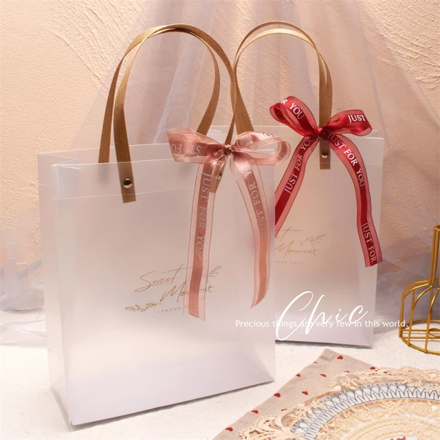 Update 86+ clear gift bags with handles best in.cdgdbentre