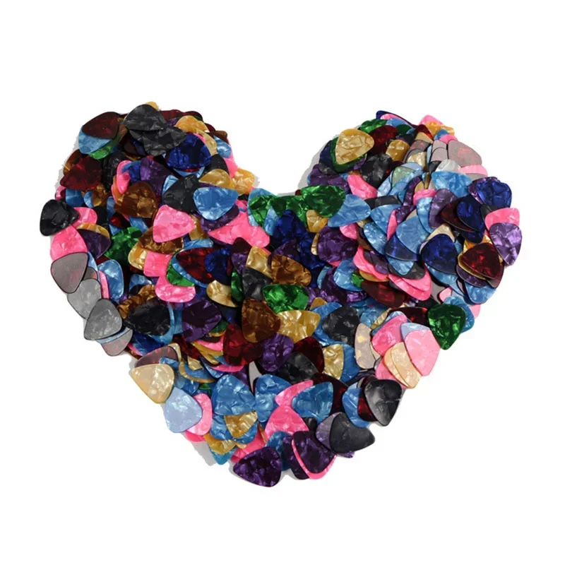 10PCS Guitar Picks Plectrum Mediator Celluloid Electric Smooth Guitar Picks Bass Acoustic Electric Accessories