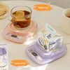 25W Coffee Mug Warmer Cup Heater Hot Tea Makers Heating Pad Warmer Coaster Electric Hot Plate Coffee Heater 220V 1