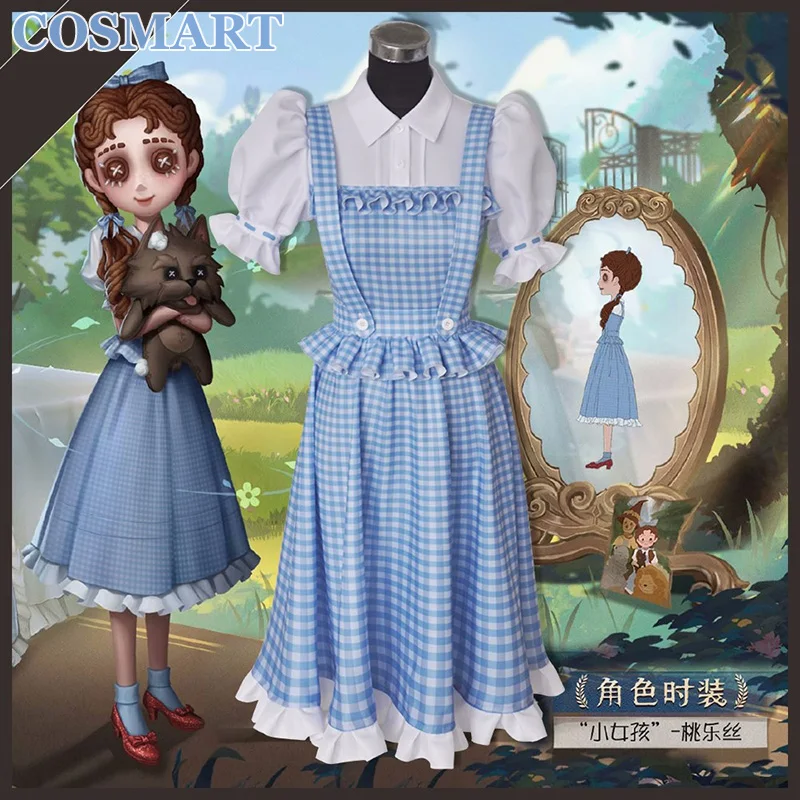 

COSMART Identity V Little Girl Dorothy Game Suit Daily Wear Lolita Dress Women Uniform Cosplay Costume Party Outfit S-XL NEW