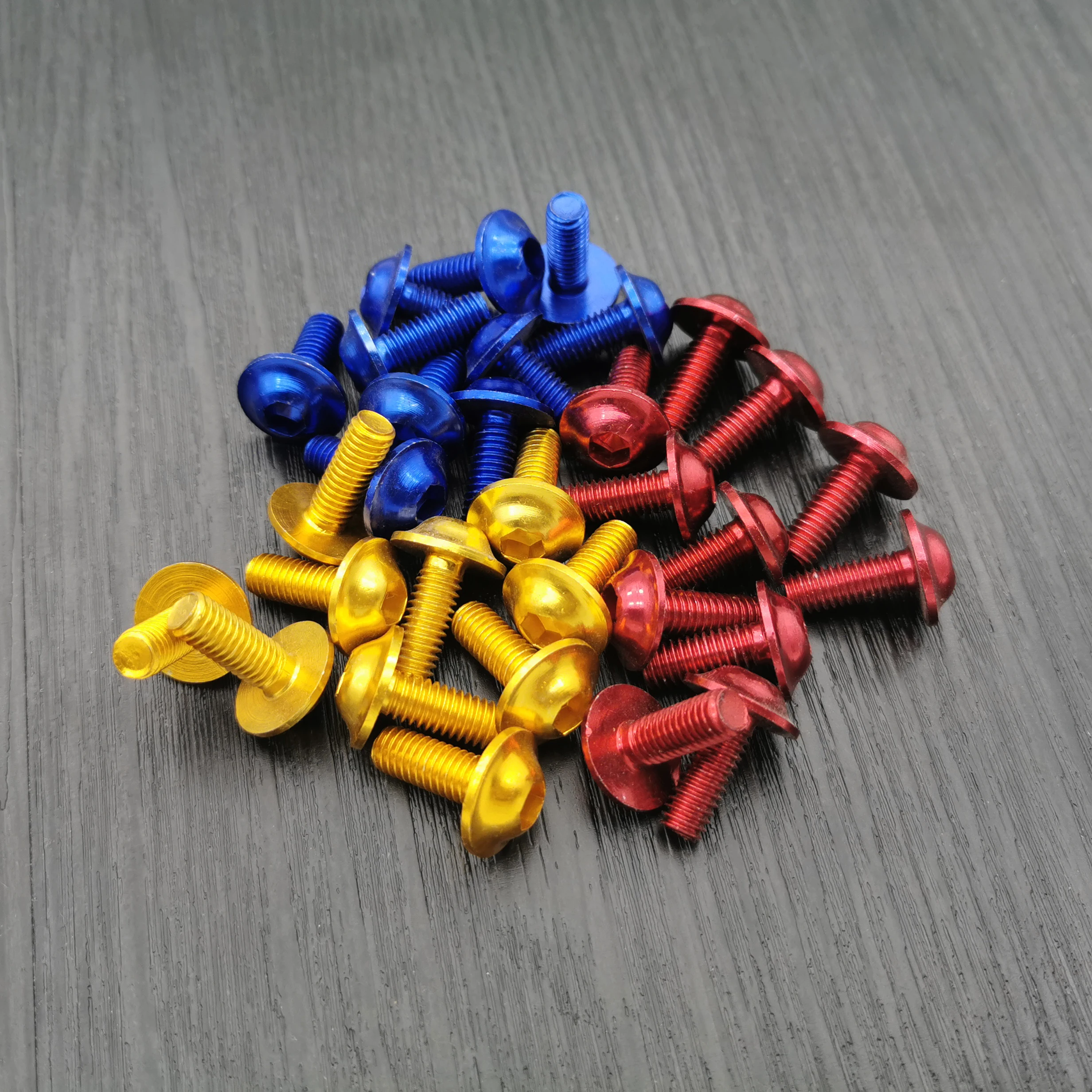 Motorcycle Screws M6 x 20 mm Motorcycle Windscreen Screws Windshield Bolts Fairing Mountings for Honda CBR 600 F4i CBR1000RR CB400 VFR800